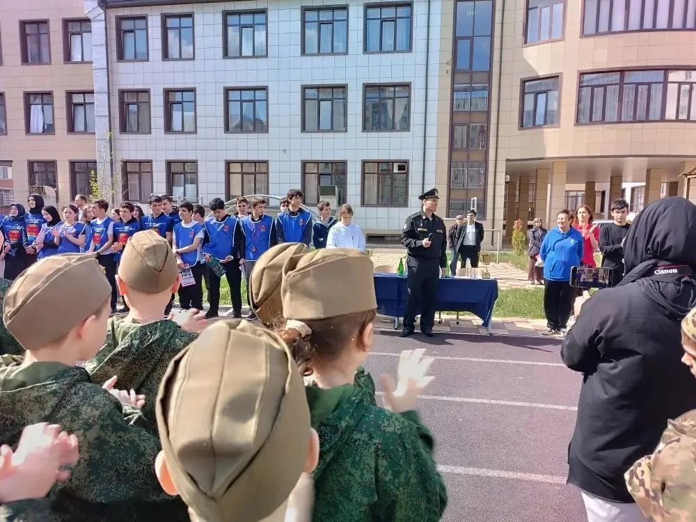 Учащиеся нашей школы (младшая категория) приняли участие в военно-патриотической игре «Зарница 2.0»,