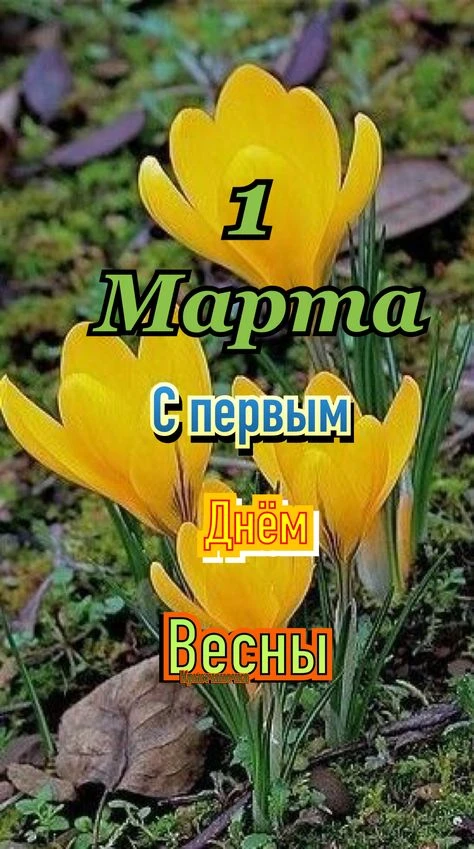 Открываем новую главу — весеннюю. Пусть она будет яркой, как первые лучи солнца! С праз...
