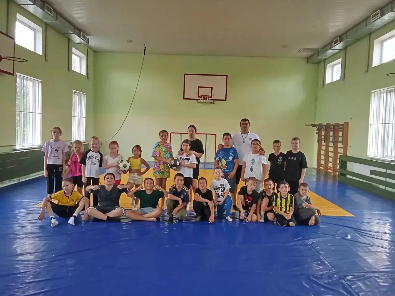 🌞Сегодняшний день в нашем школьном лагере дневного пребывания «Олимпийское солнце» прошел насыщенно