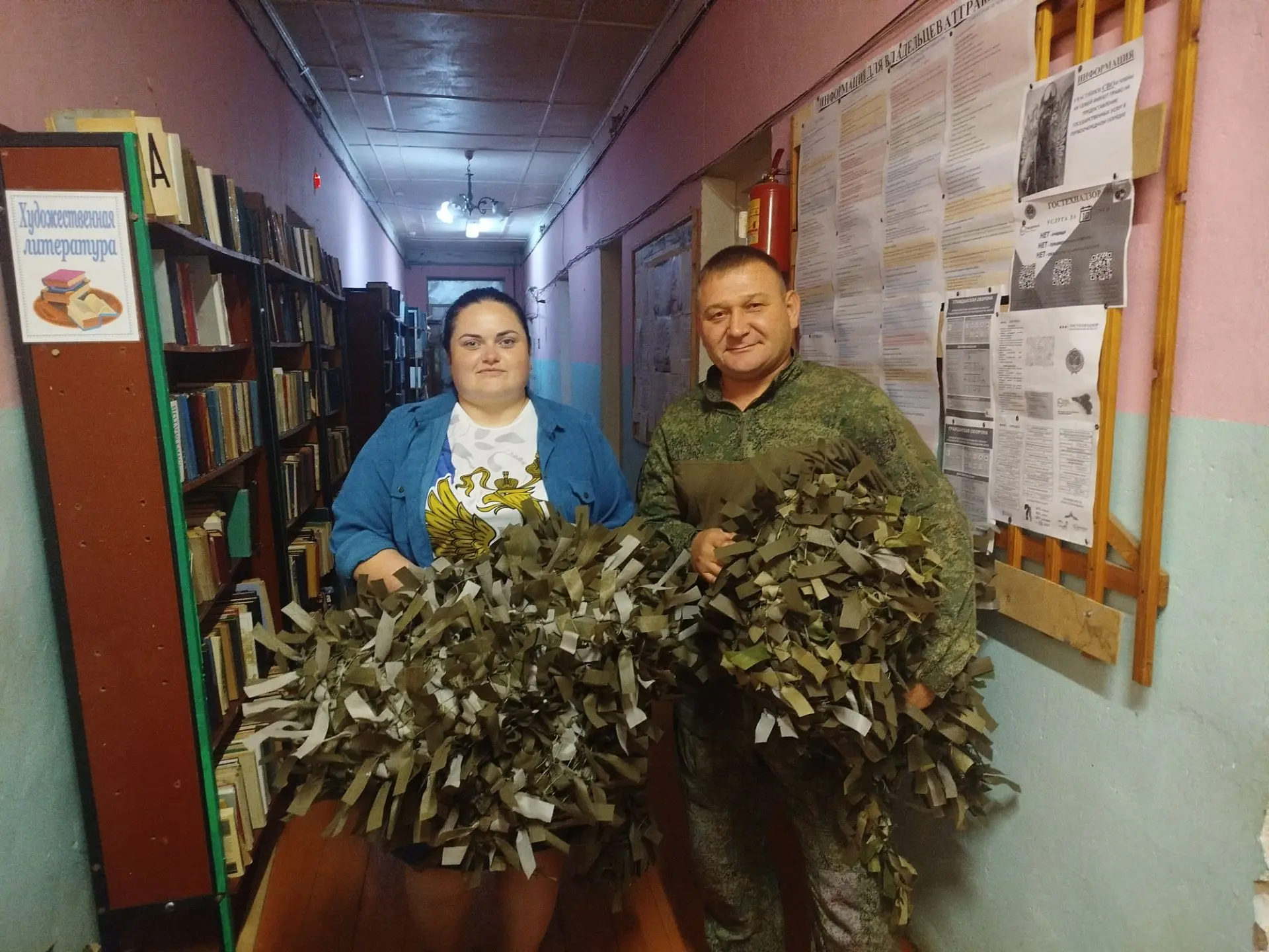 Очередная партия маскировочных сетей передана участникам СВО от волонтёрского клуба «ZO...