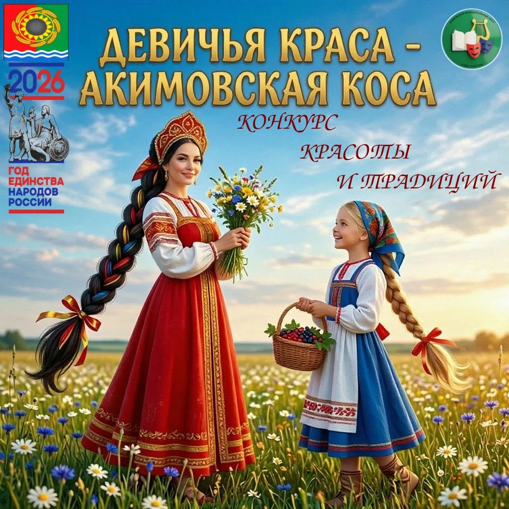 Приглашаем принять участие в Районном конкурсе красоты и традиций «Девичья краса – Аким...