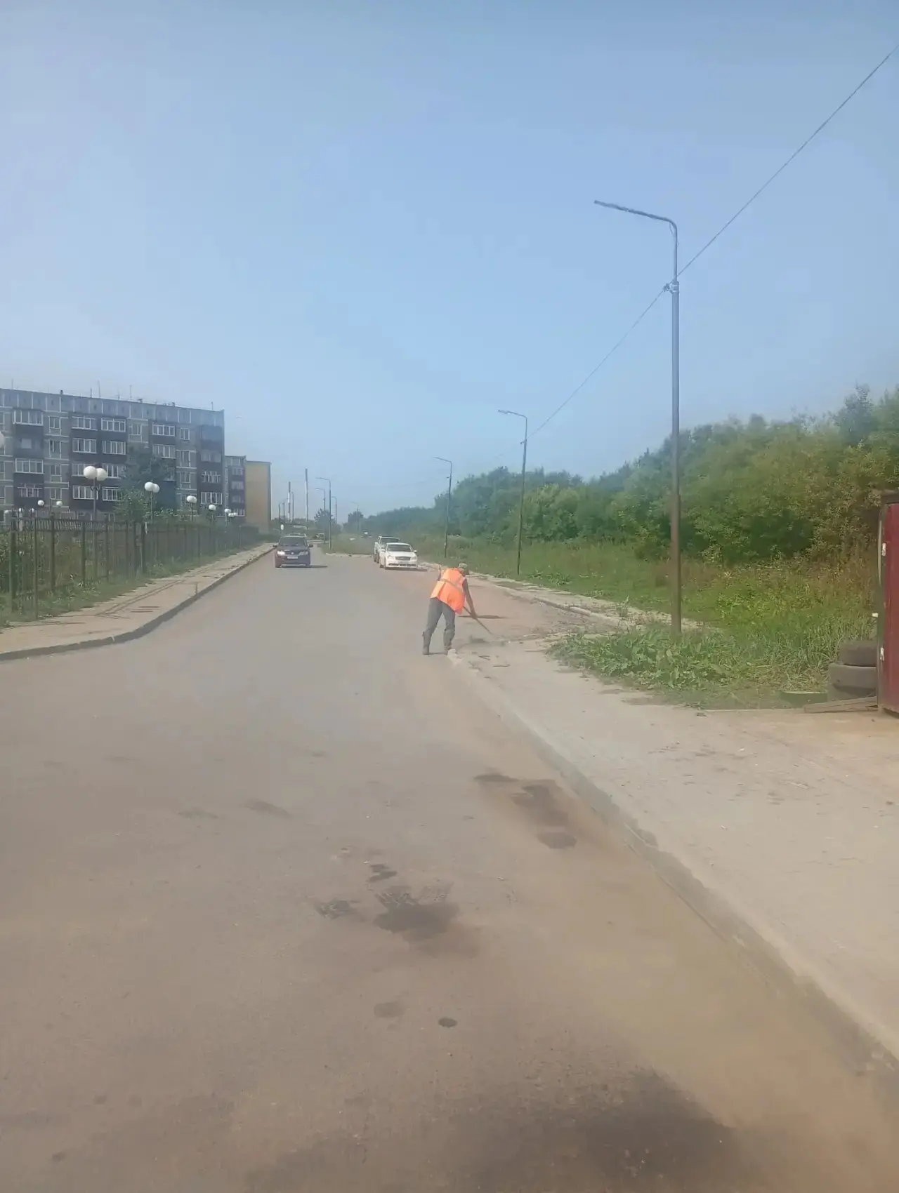 ➡️ Сегодня силами «Управления дорожно- транспортным хозяйством» выполнены следующие раб...