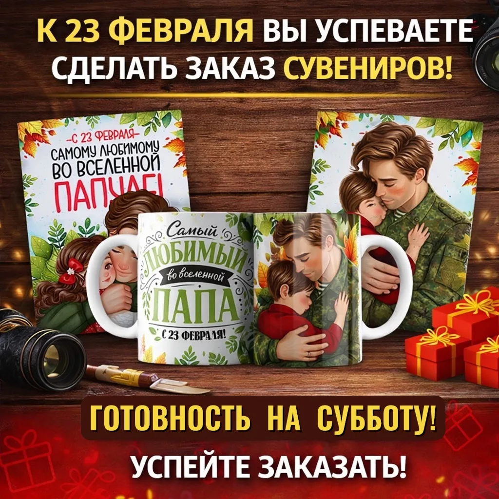 Кто не успел сделать заказ на кружки и футболки к 23 февраля? Самое время написать  Тин...