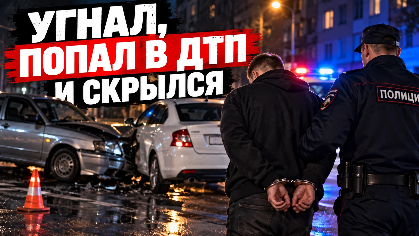 🚔 УГНАЛ «ВАЗ», ПОПАЛ В ДТП И СКРЫЛСЯ: В КИРОВЕ ЗАДЕРЖАЛИ 26-ЛЕТНЕГО МУЖЧИНУ