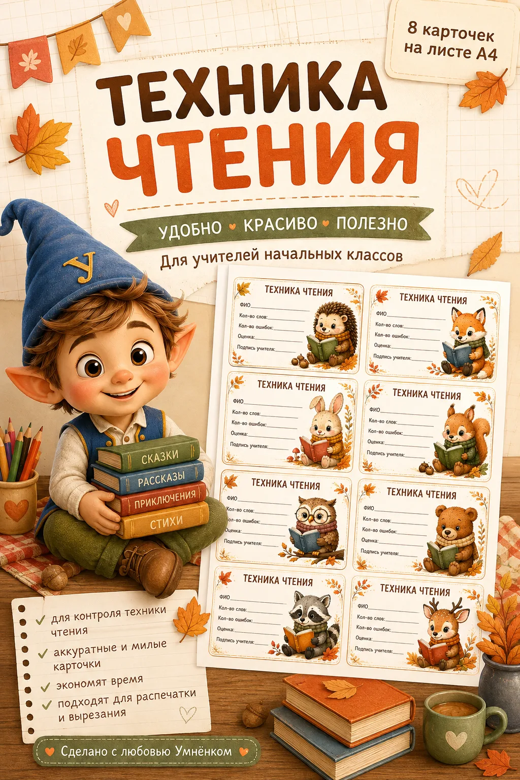 🍂 Техника чтения — теперь ещё уютнее! 📚