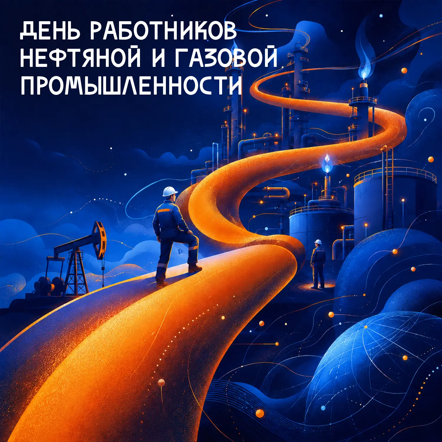 Дорогие читатели! Поздравляем вас с Днем работников нефтяной и газовой промышленности!