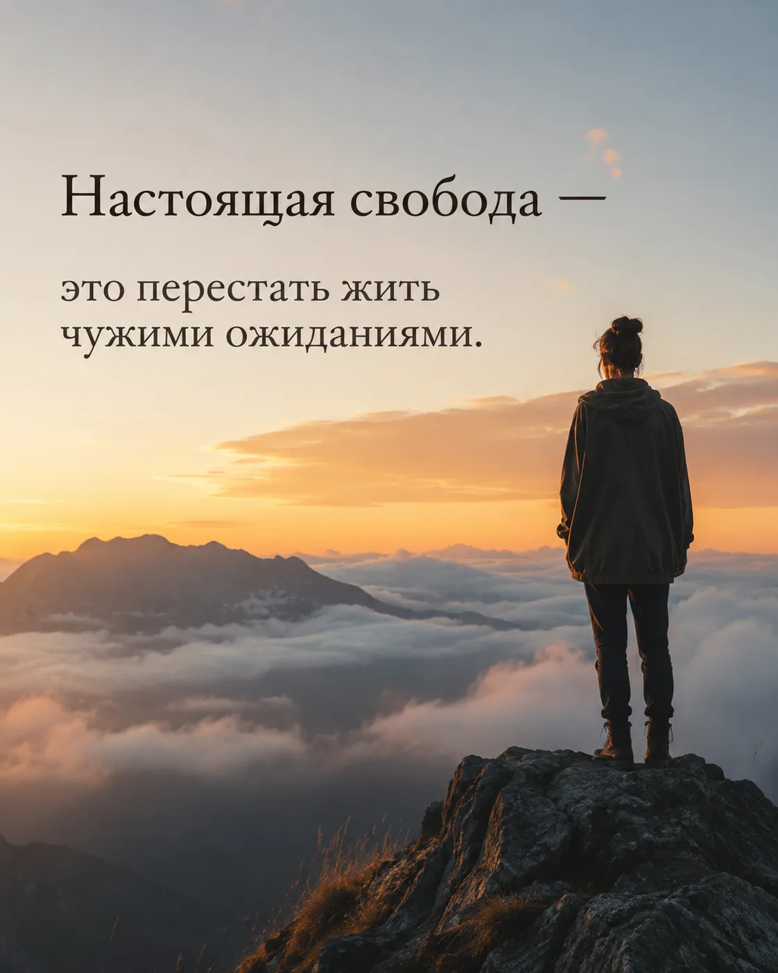 Настоящая свобода — это перестать жить чужими ожиданиями.

❤ Психология отношений