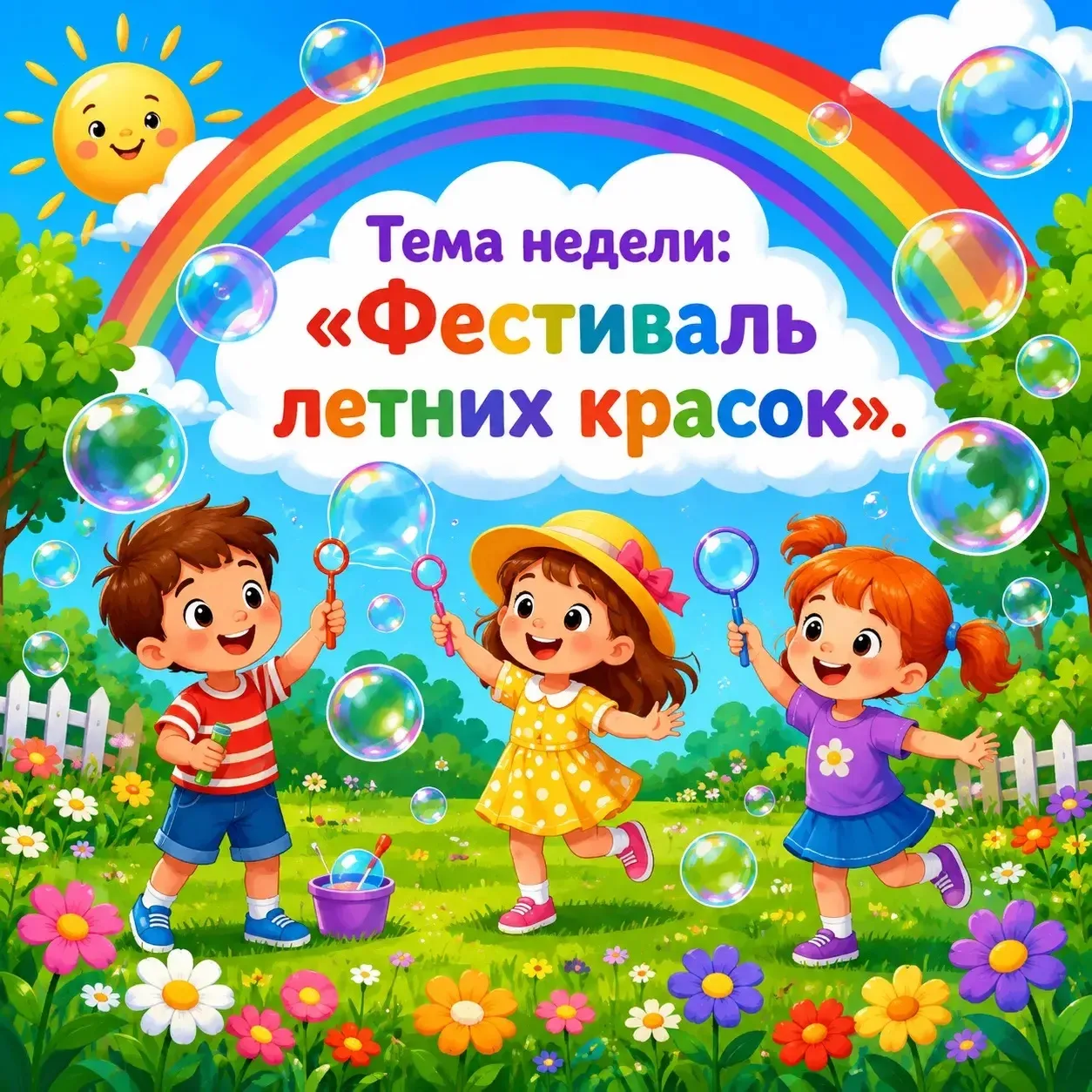 Лето подходит к концу и мы завершаем его темой «Фестиваль летних красок» 🌈