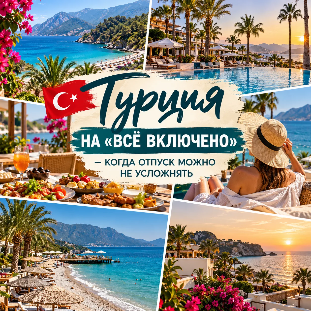 🇹🇷 ТУРЦИЯ НА «ВСЁ ВКЛЮЧЕНО» — КОГДА ОТПУСК МОЖНО НЕ УСЛОЖНЯТЬ