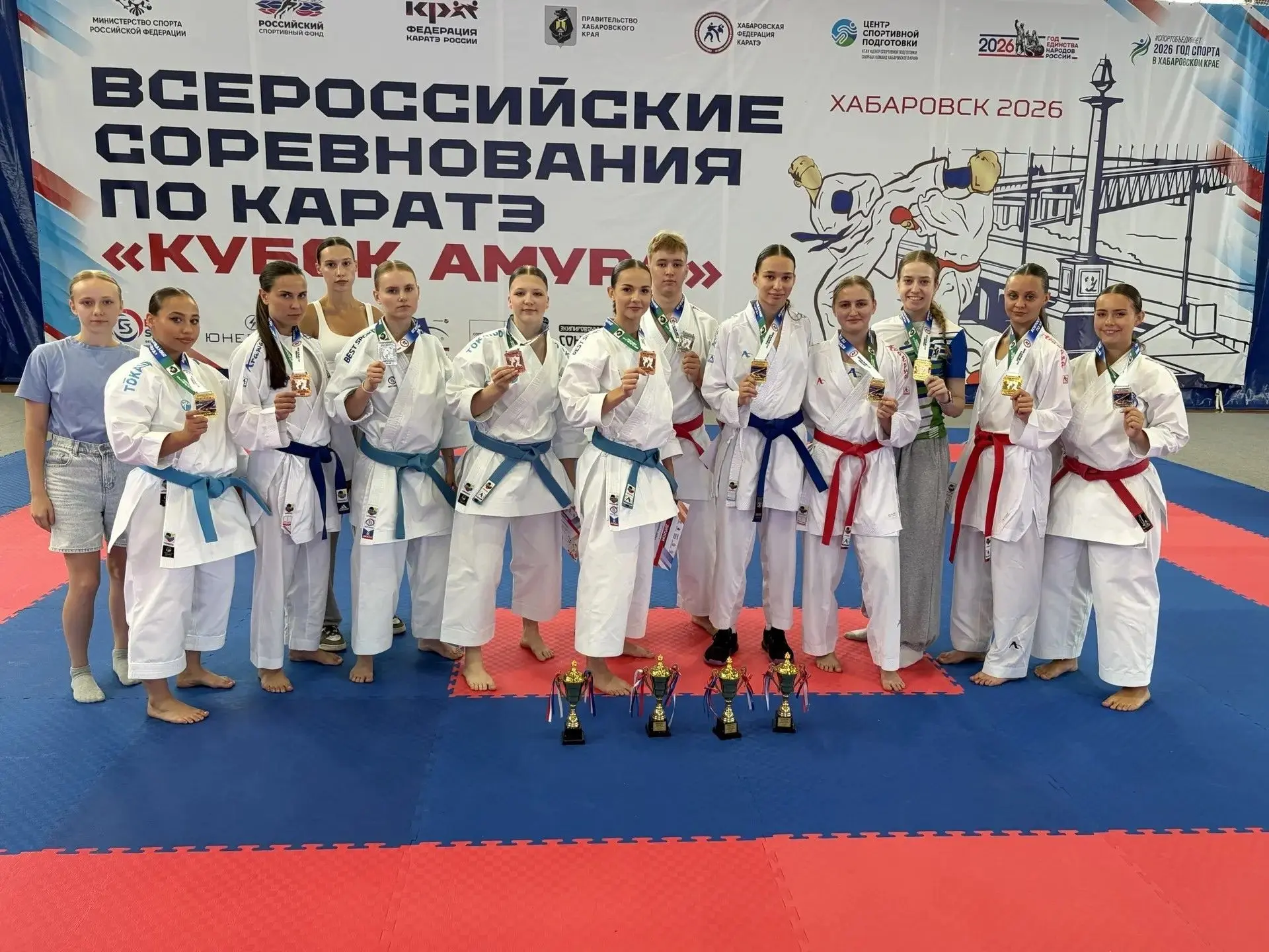С 13 по 17 августа в Хабаровске впервые прошли всероссийские соревнования по каратэ «Ку...