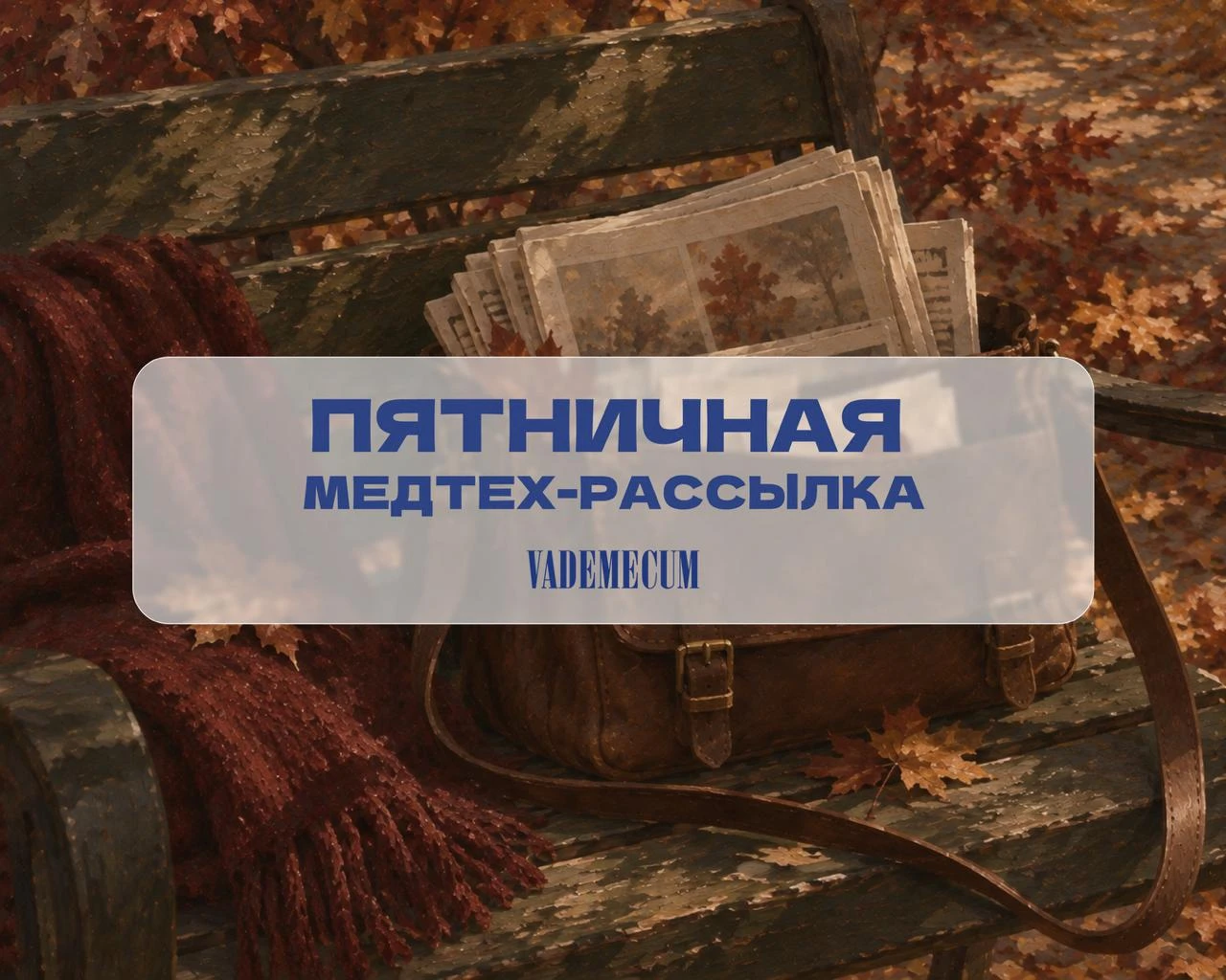 Пятничная медтех-рассылка Vademecum