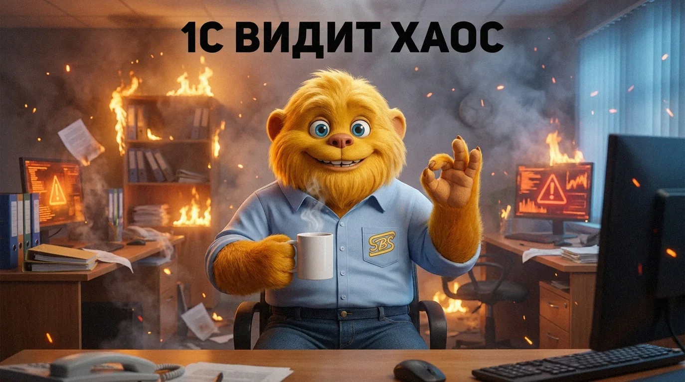 ⚡ Отчет показывает, что всё спокойно. 1С — где бизнес уже течёт