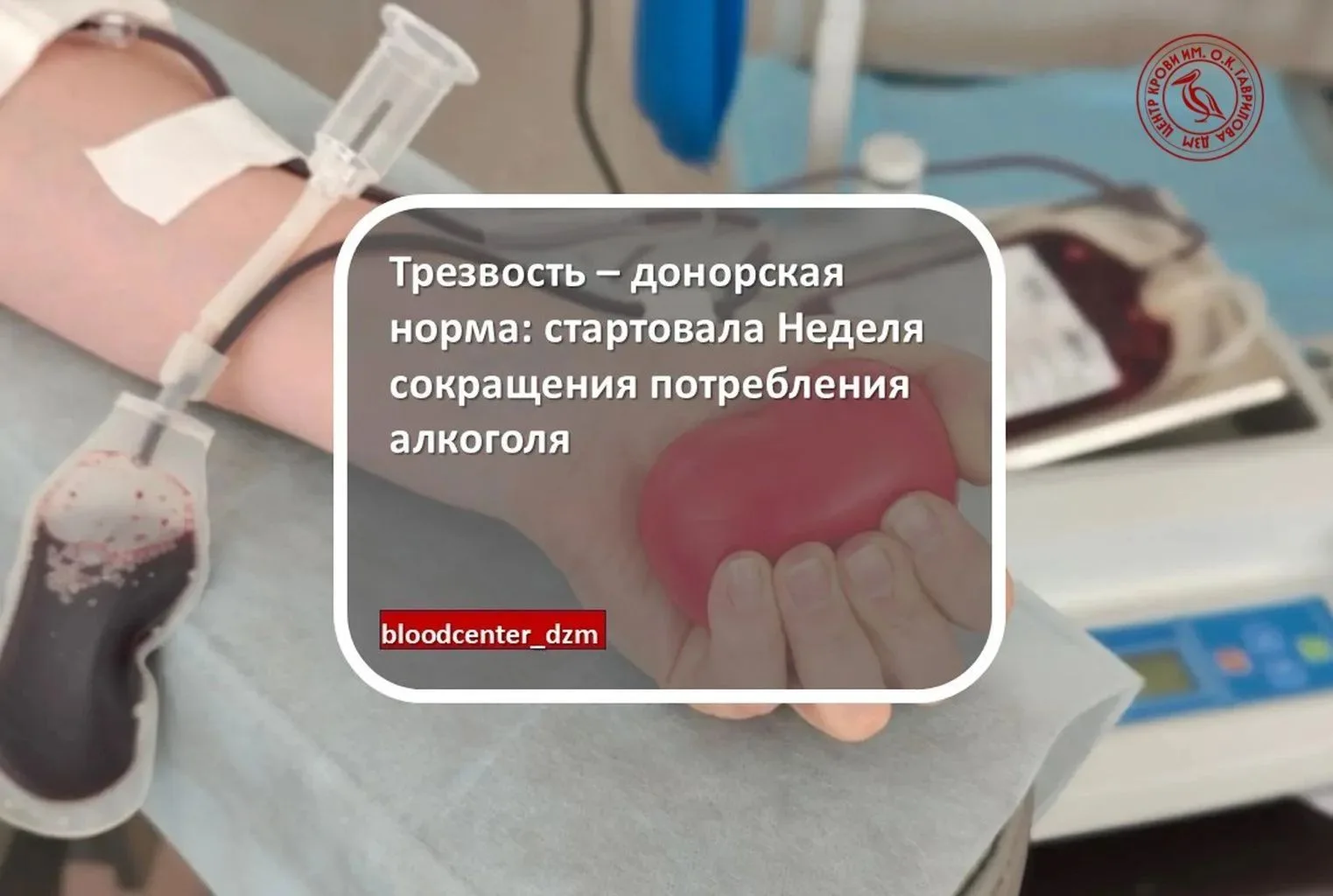 Трезвость — донорская норма: стартовала Неделя сокращения потребления алкоголя