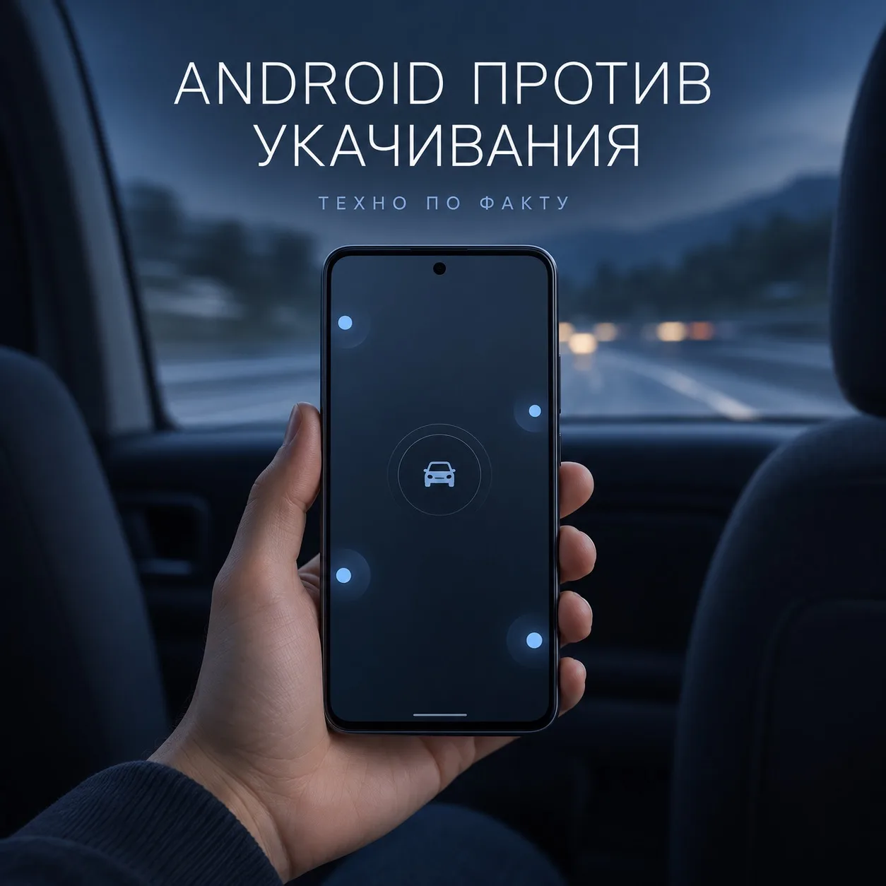 🚗 Android поможет меньше укачиваться в дороге