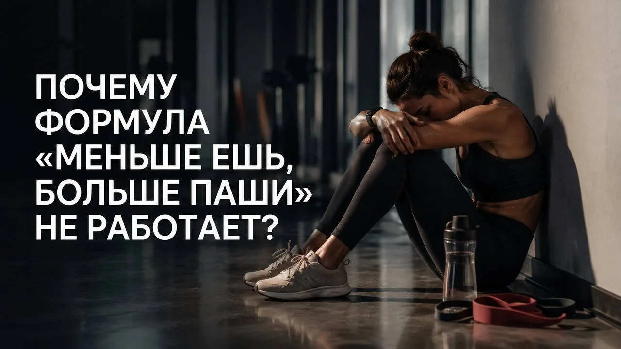Почему формула «меньше ешь, больше паши» не работает?

В сезон купальников нам всем хочется выглядет