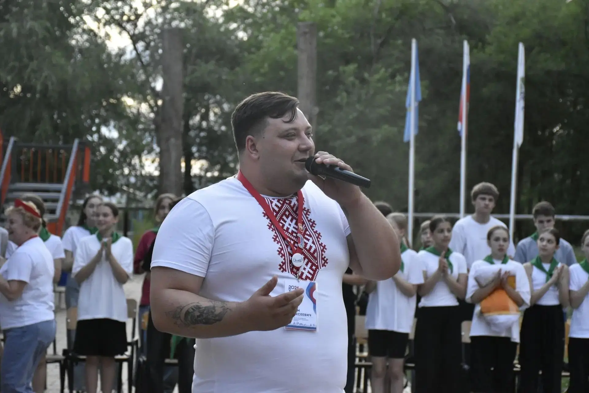 🎉 Открытие смены «Медиа Первых» в лагере «Берёзка»! 🎉 В детском оздоровительном центре «Берёзка» п