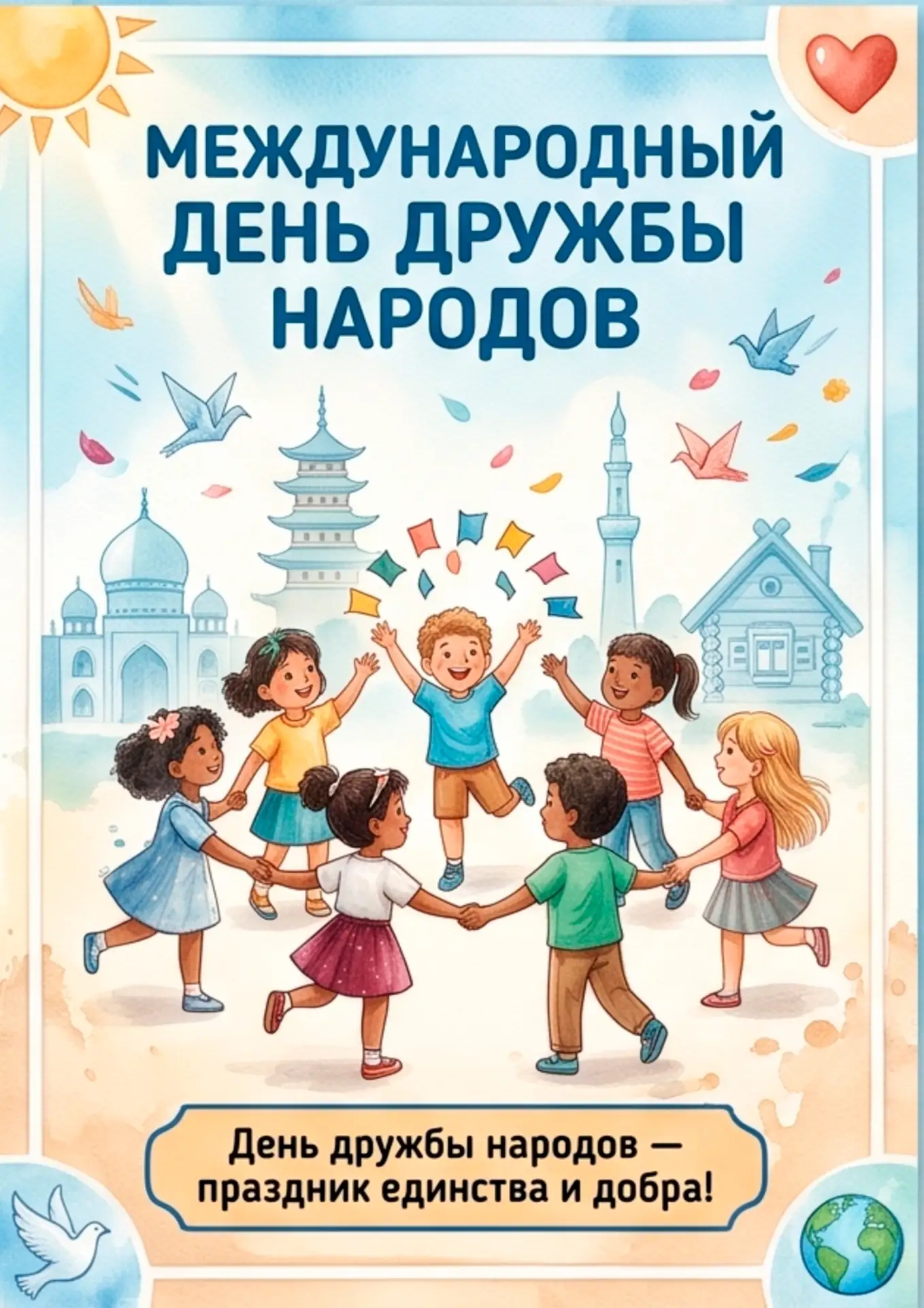 28 июля — Международный день дружбы народов! 🌍