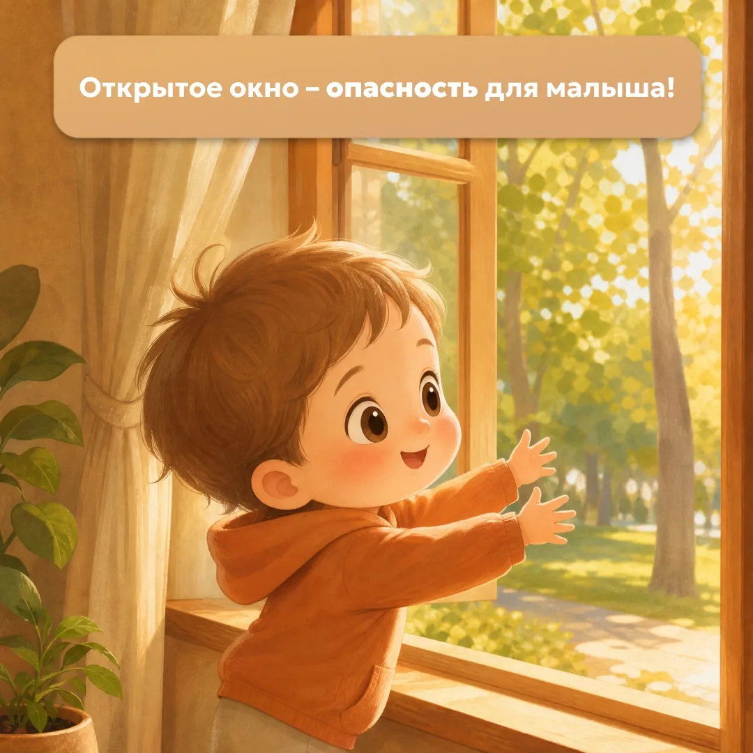 ❗ В Ивановской области участились случаи падения детей из окон