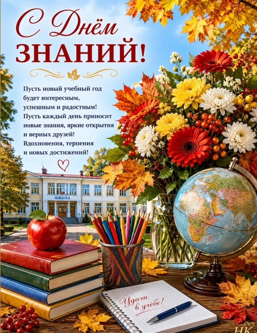 С Днём знаний, дорогие друзья!