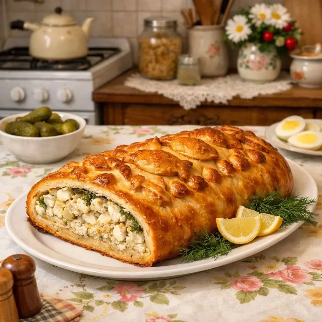 🥧 КУЛЕБЯКА С РЫБОЙ