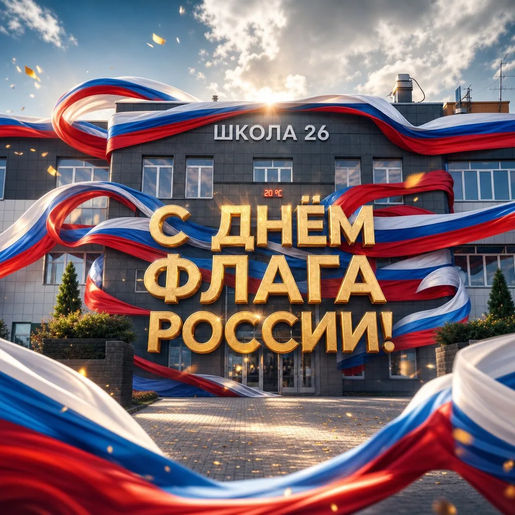 Сегодня мы отмечаем День флага России - день символа, под которым мы живём, учимся, взр...