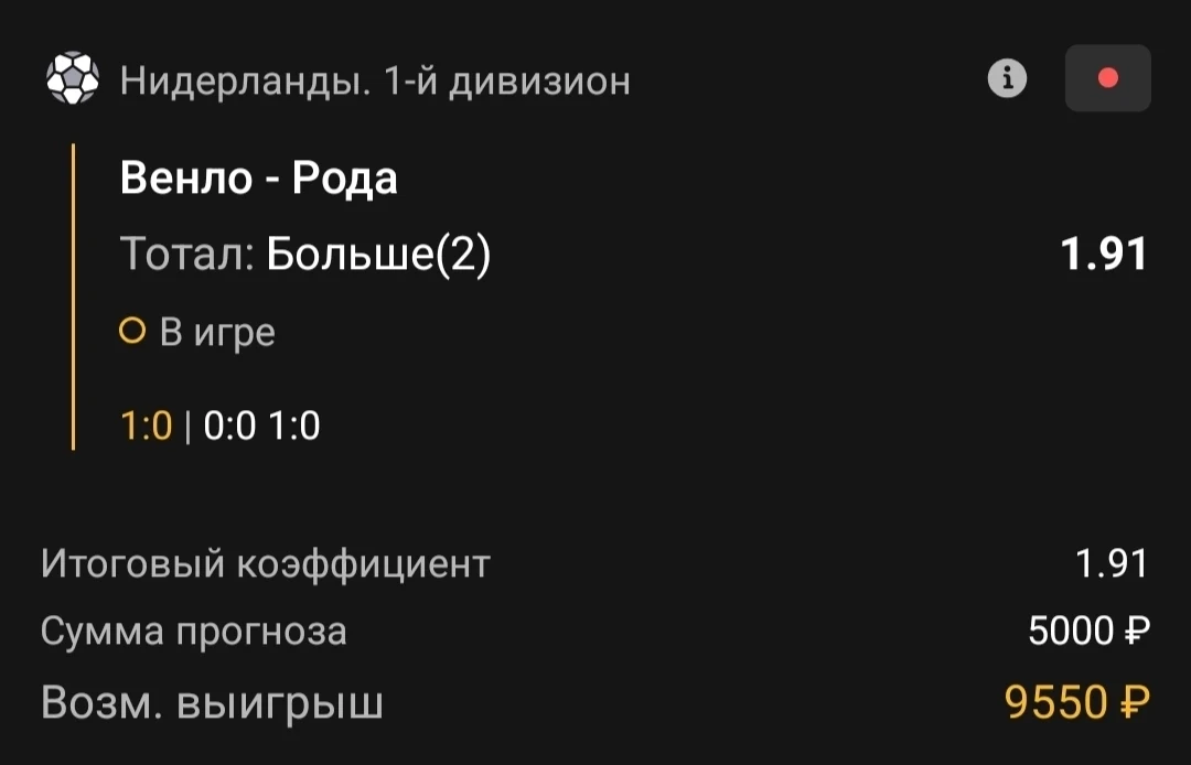 Тотал 1.5-2 (Б)