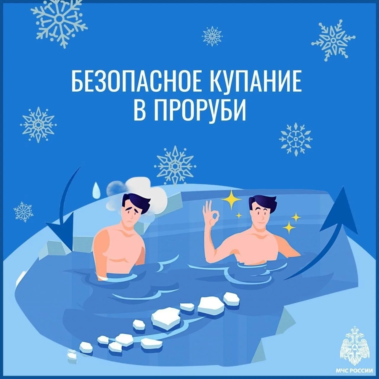 Основные правила безопасности во время крещенских купаний