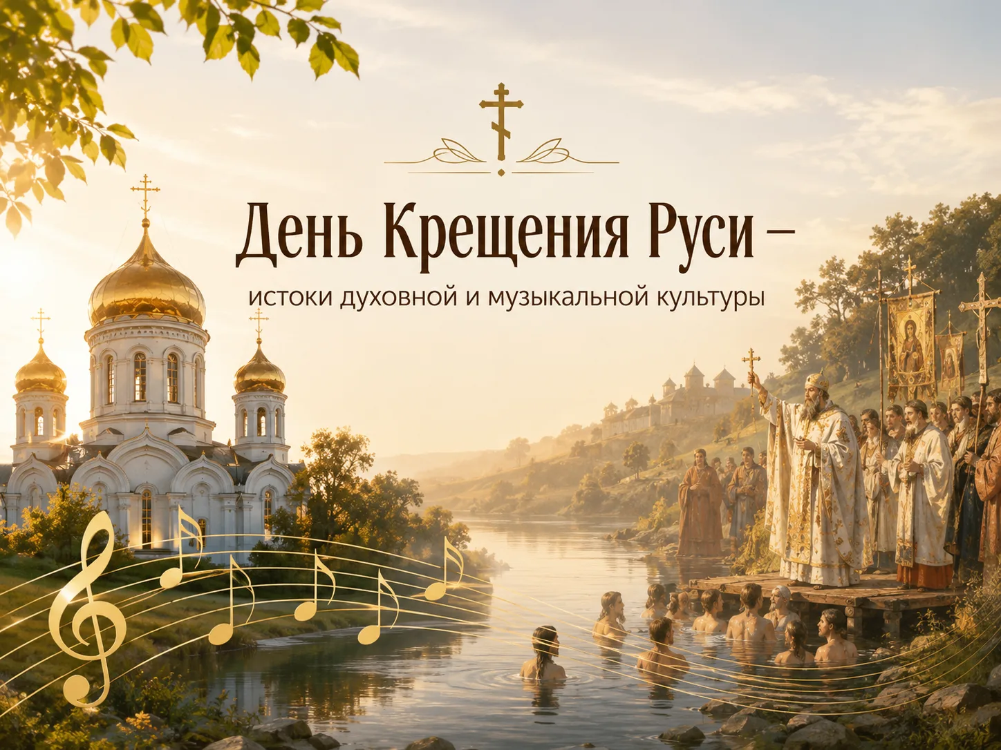 🎶 День Крещения Руси — истоки духовной и музыкальной культуры

28 июля мы отмечаем важную историчес
