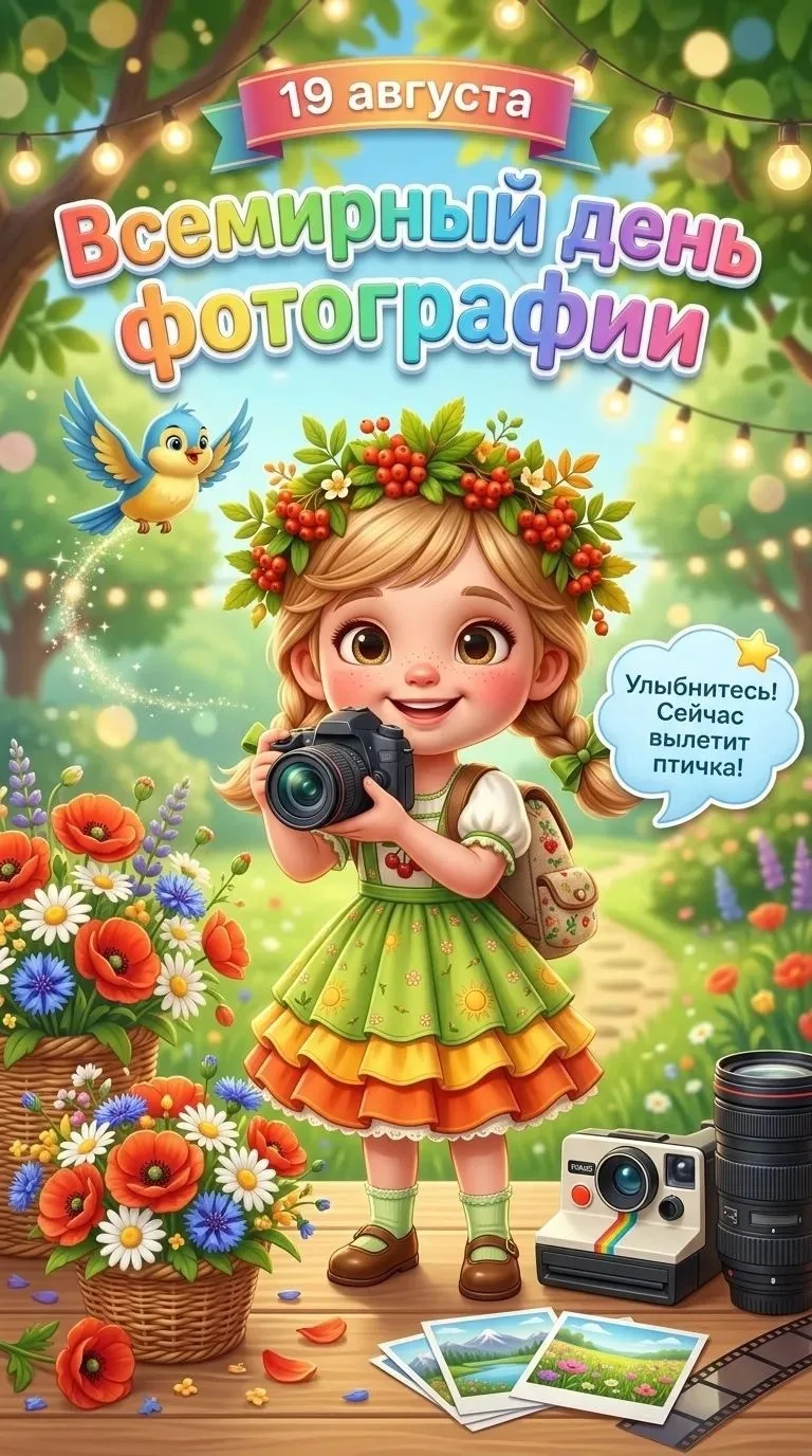 📸  "Улыбнитесь! Сейчас вылетит птичка!"