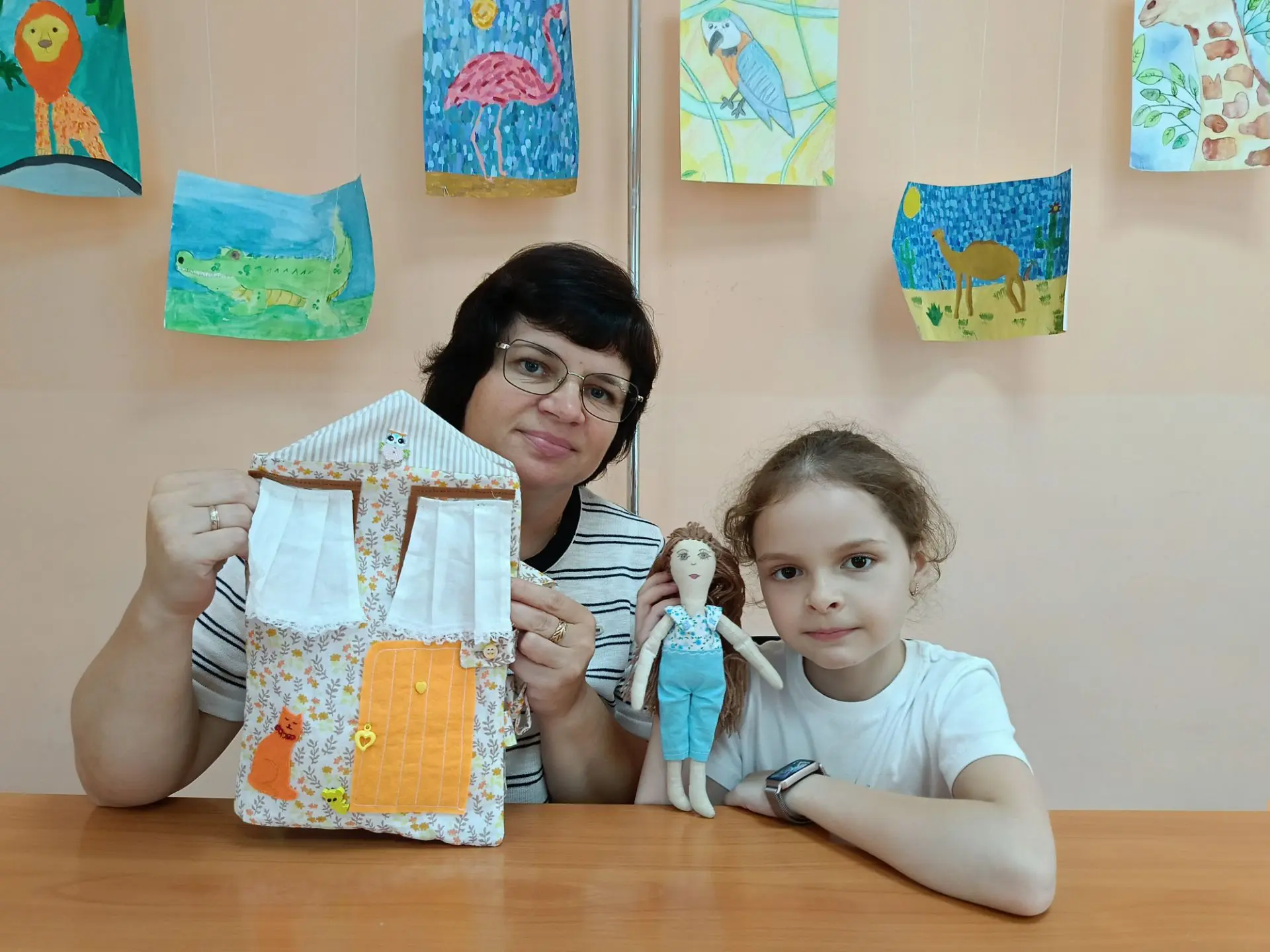 Завершились занятия в творческой семейной мастерской «Иголочка и ниточка» (второй поток...
