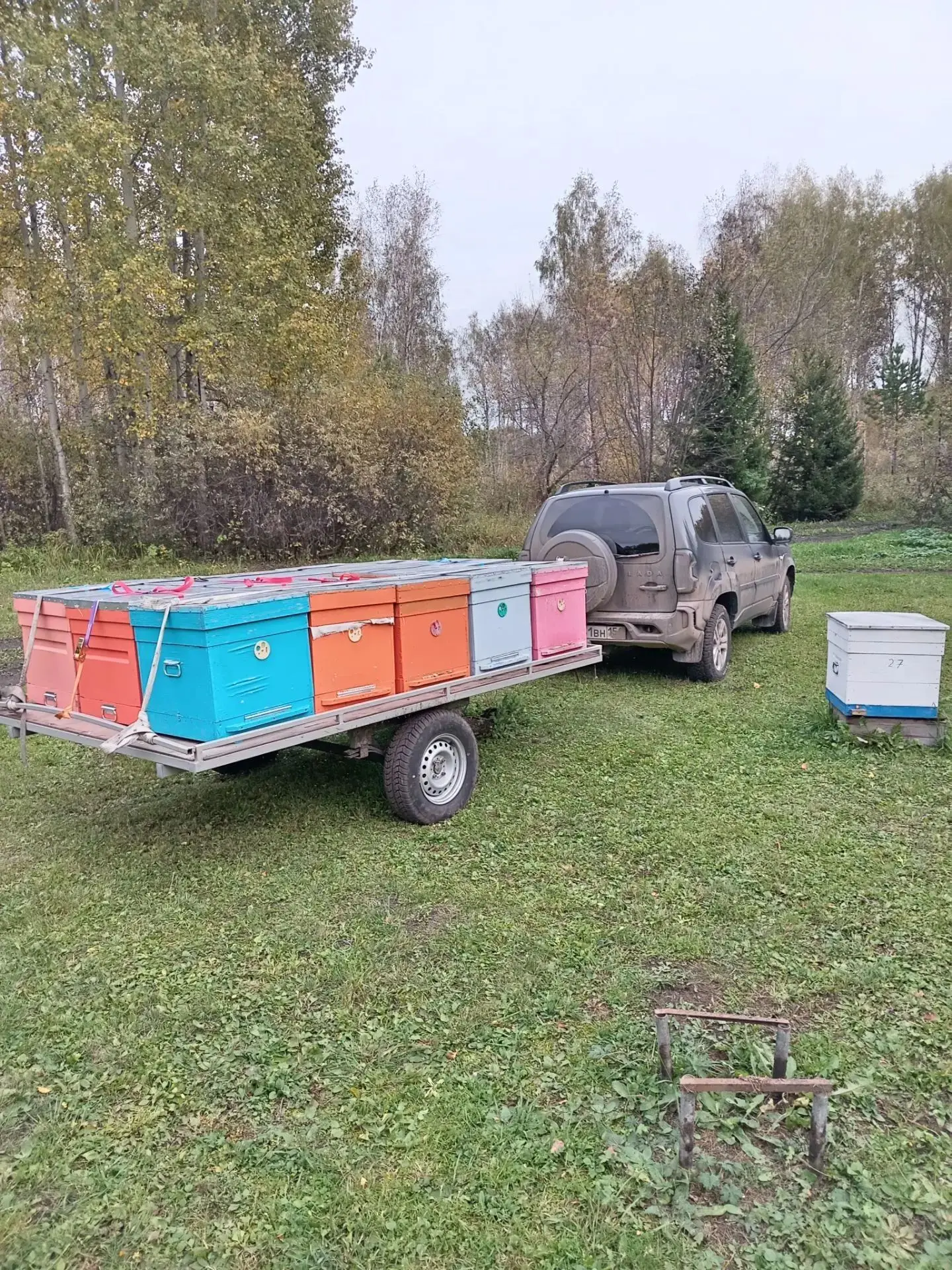 Официально пчелосезон 2026 закрыт, уехали наши трудяжки 🐝 домой🏡