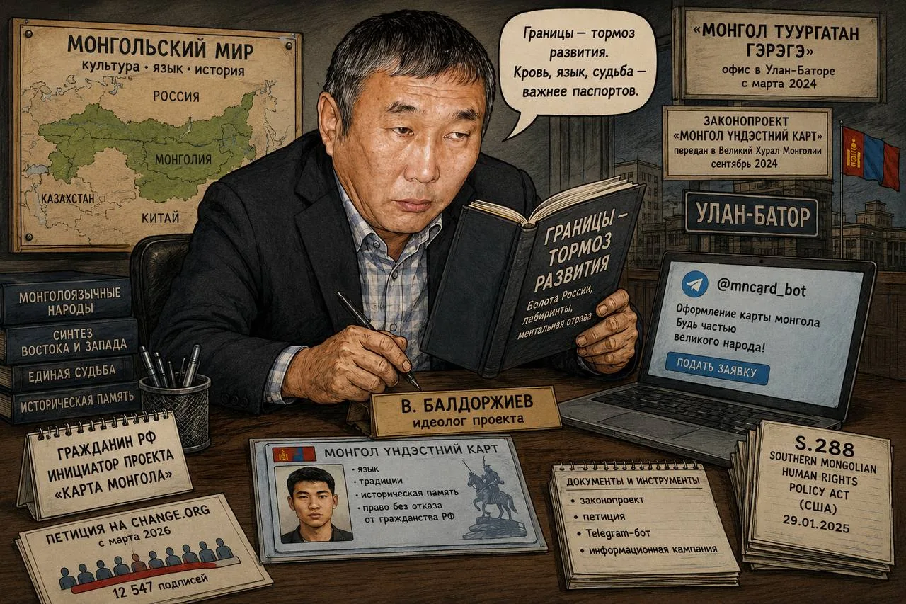 🌍 Карта монгола: культурный проект или чертеж новой политической реальности?

Публикуем резонансное