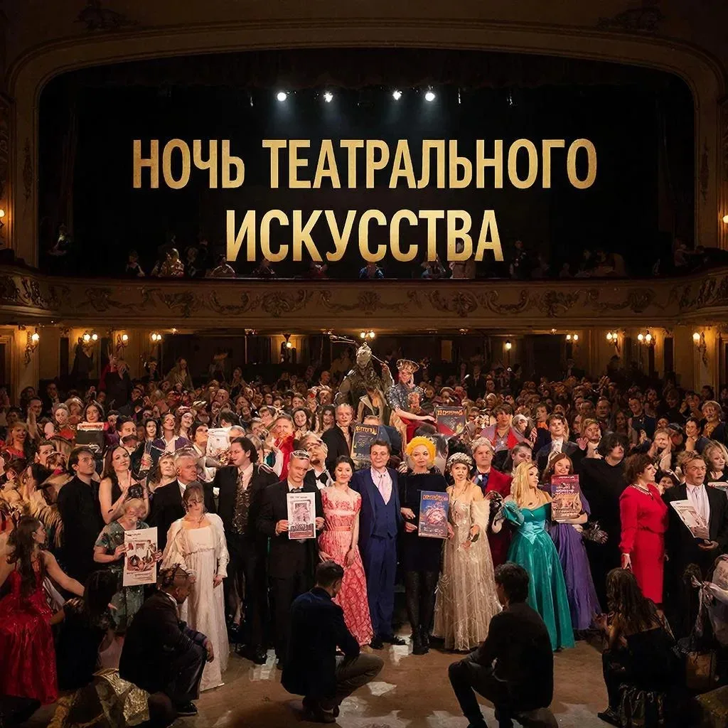 По всей России впервые, а в Красноярском крае уже как 10 лет ко Дню театра все театры о...
