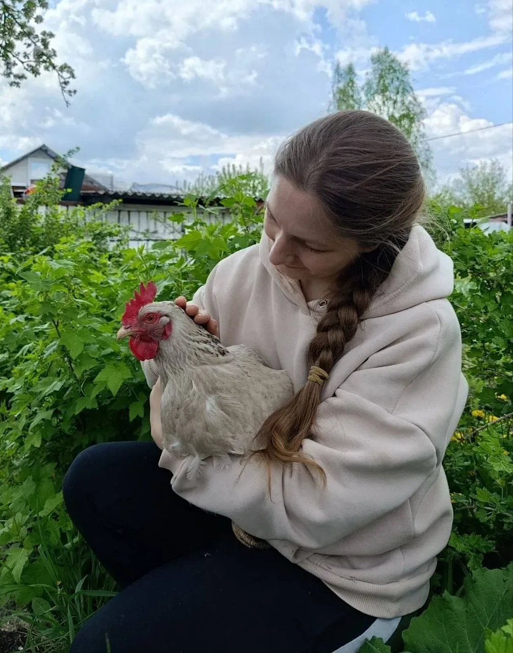 В курятнике порядок навела и курочек своих покормила 🤗  Обязательно добавляю в привычный для них кор