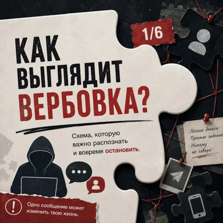 🚨 Вербовка может начинаться с обычного сообщения — предложения лёгкого заработка, прос...