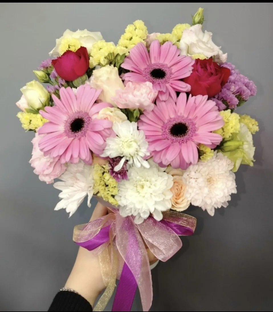 Букет 💐 в крафт стаканчике ❤️