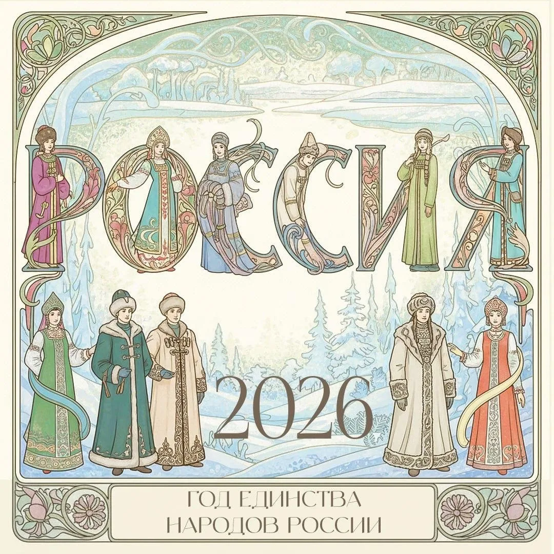 ✅По решению Президента Владимира Путина 2026 объявлен Годом единства народов России🇷🇺  ✅Цель инициат