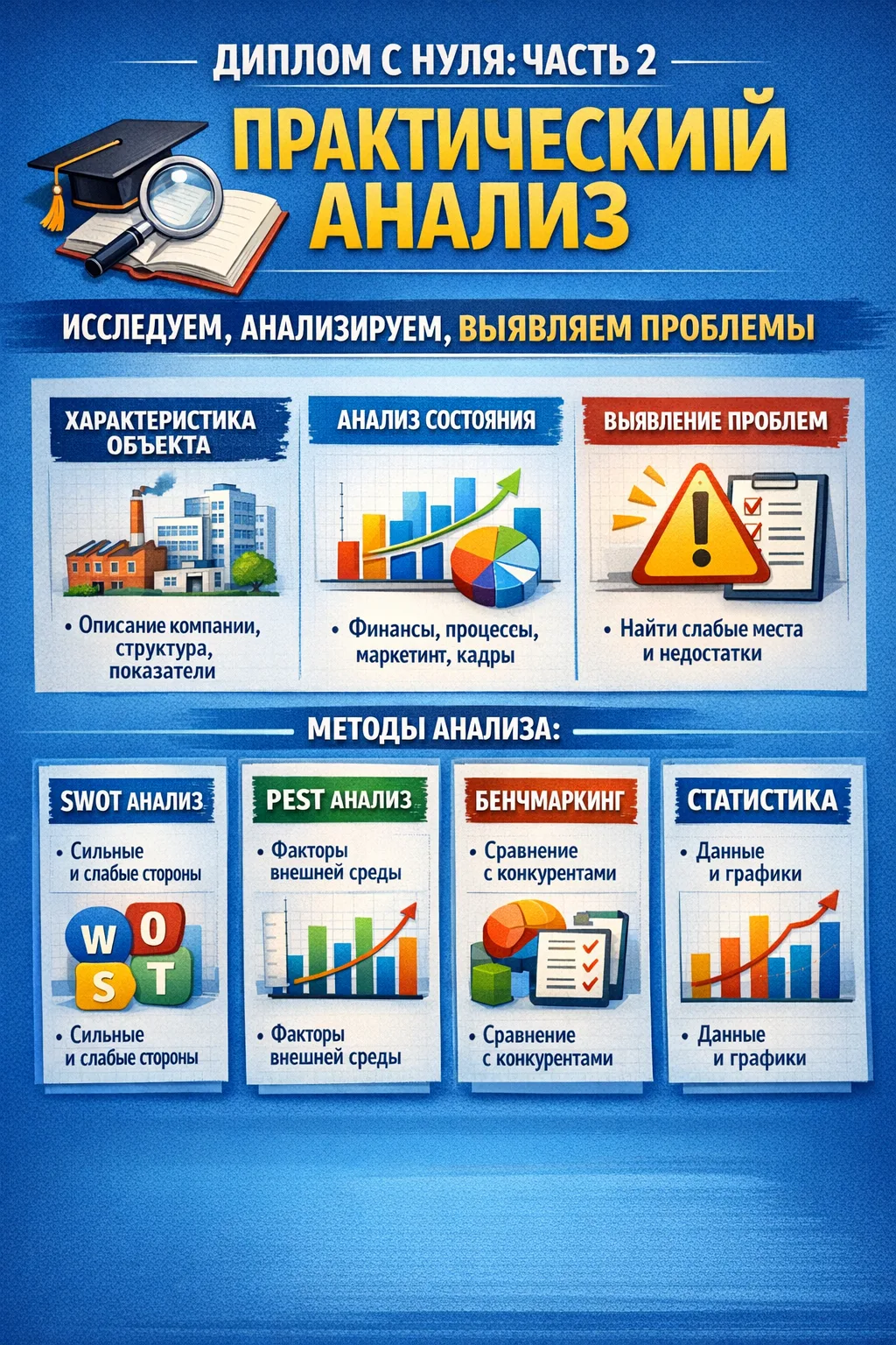 📊 ДИПЛОМ С НУЛЯ: Часть 2 - Практическая глава за 60 сек