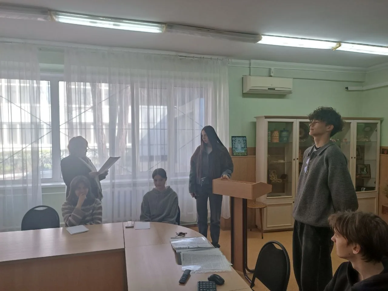 В нашем колледже открылся литературный клуб Российского общества «Знание» в рамках проекта