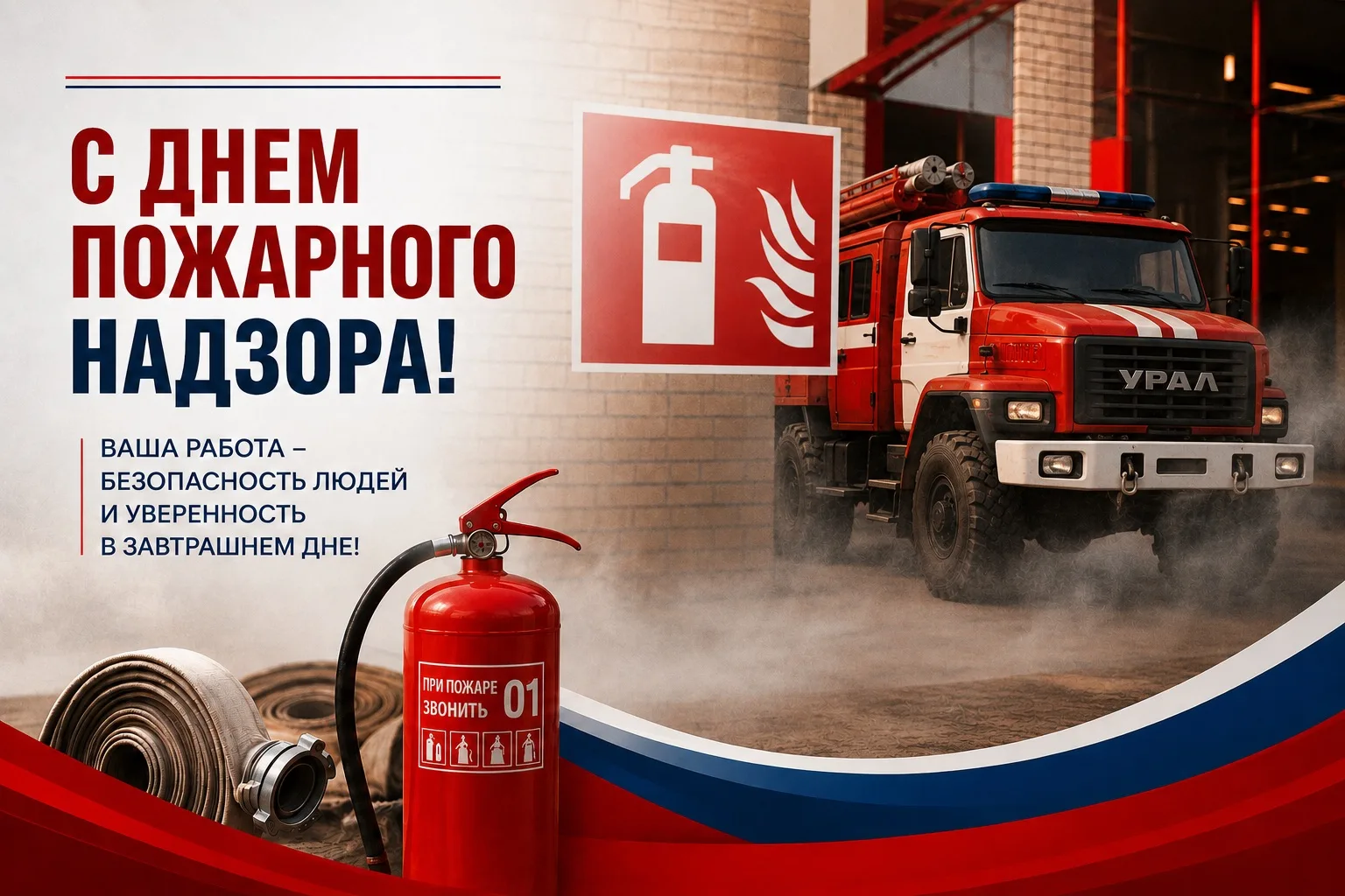 Сегодня мы поздравляем сотрудников органов государственного пожарного надзора с профессиональным пра
