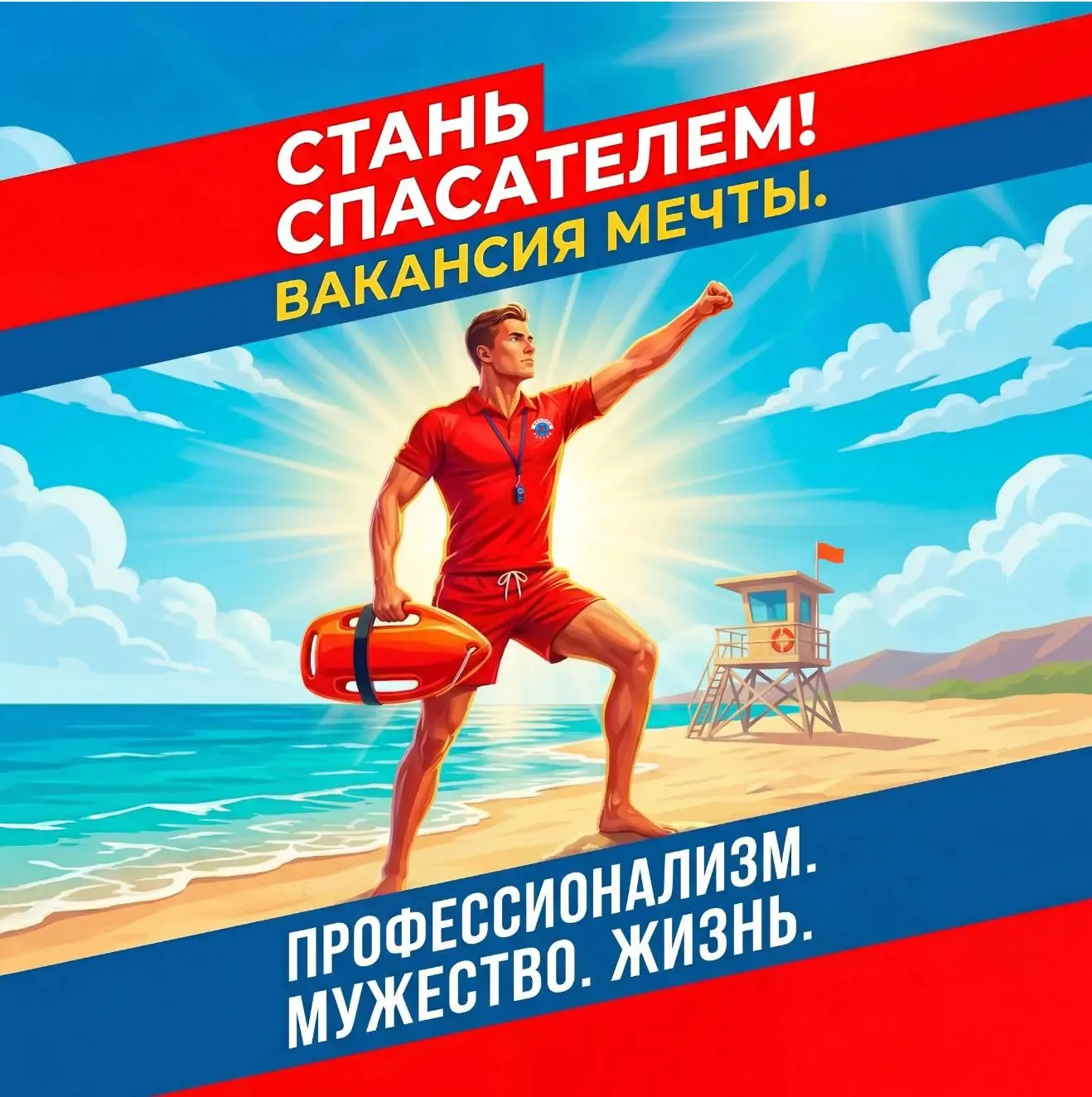 Открываем набор на вакансию «матрос-спасатель» 

Что Вас ждёт?
• Каждый Ваш рабочий день начинается 