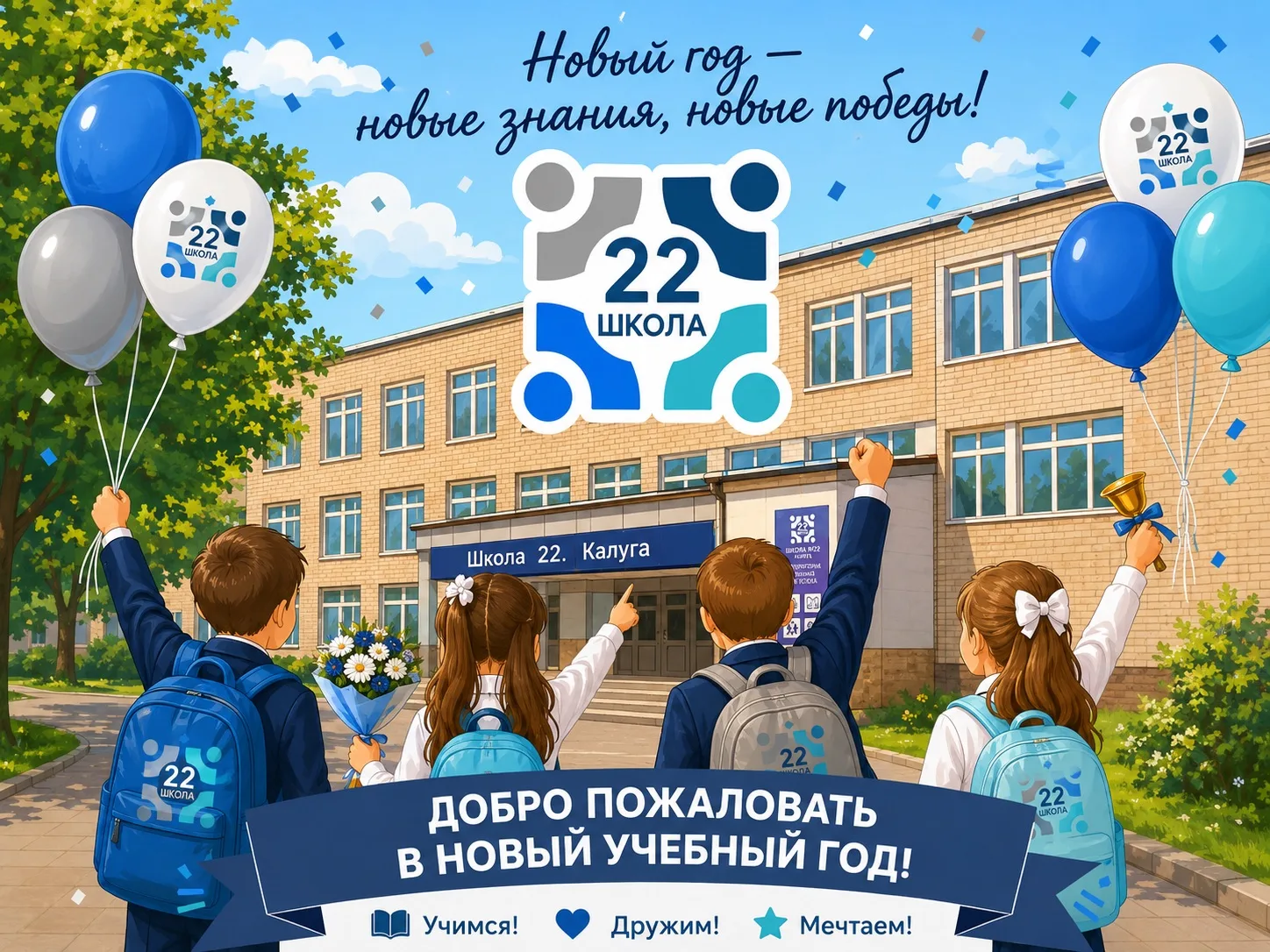 Внимание! Школа объявляет новый сезон знаний открытым! 🚀