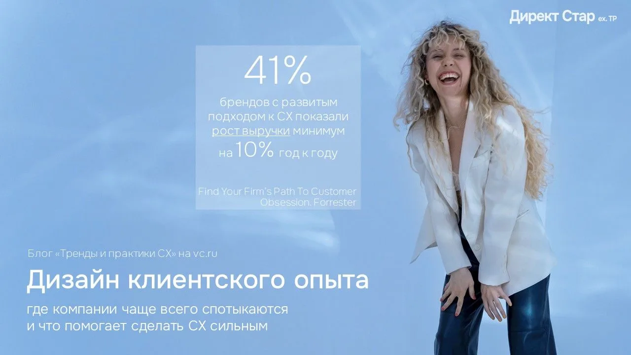 Хороший клиентский опыт (customer experience, CX) не возникает сам по себе. Его заранее продумывают,
