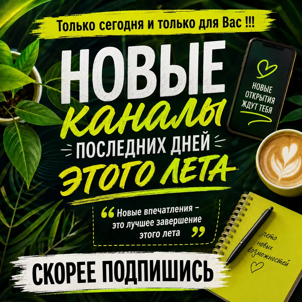 💚Друзья, провожаем лето с пользой ‼️