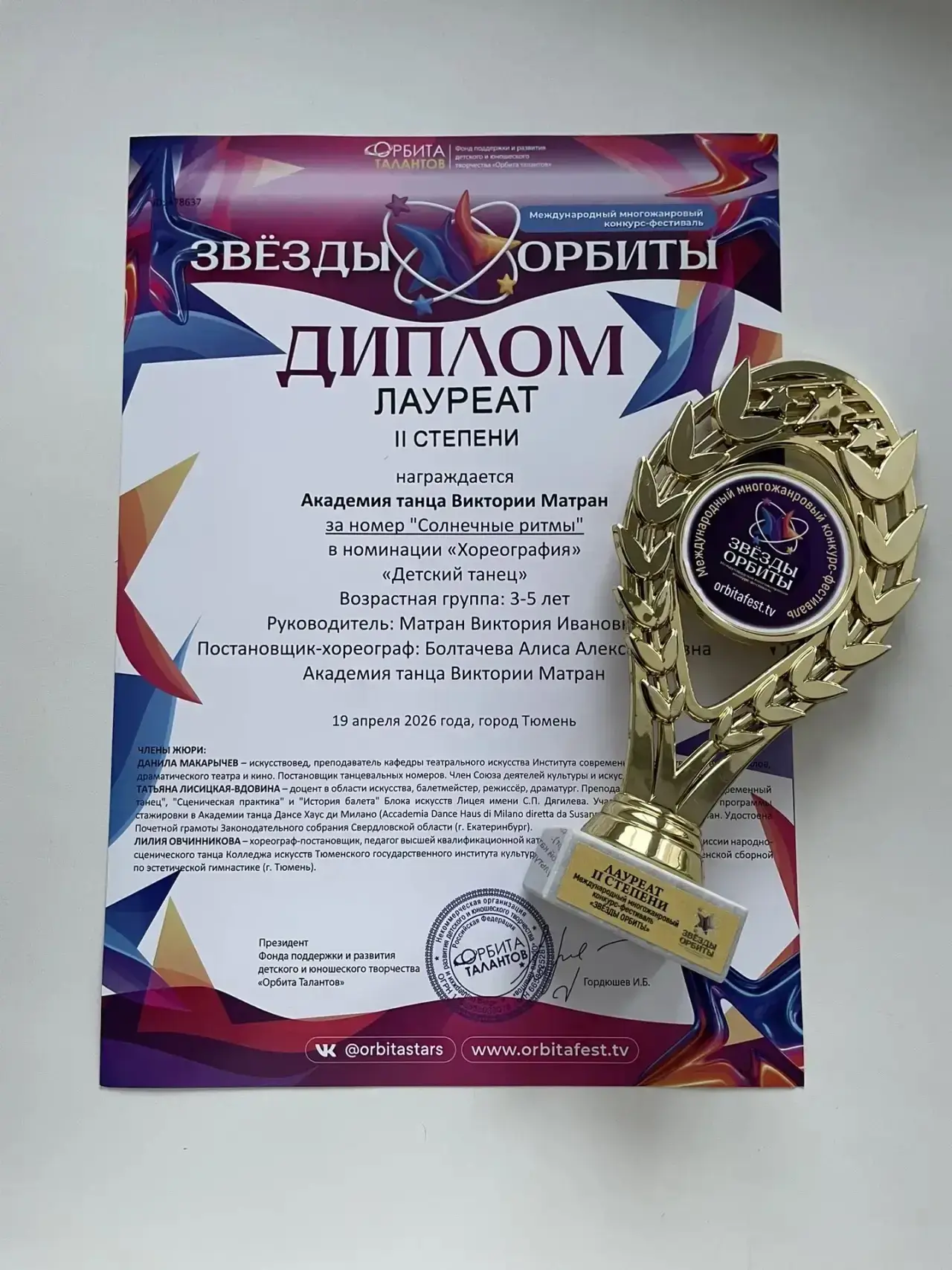 💥Поздравляем учениц Академии танца Виктории Мартан с дебютом и достойным выступлением на Международ