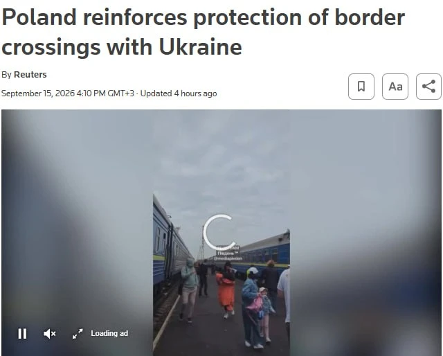 Польша перебрасывает военных к границе с Украиной