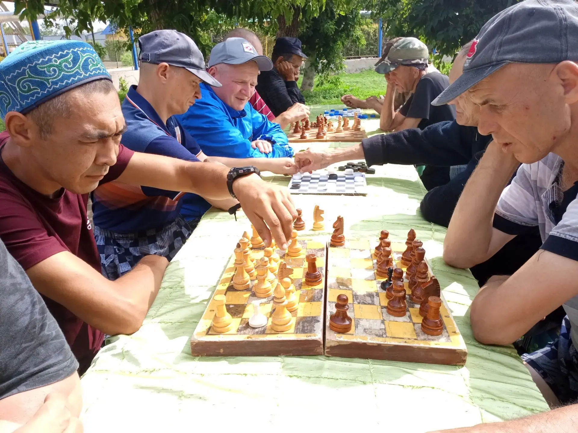 В честь Международного дня шахмат, который ежегодно отмечается 20 июля, в Мустаевском  интернате сос