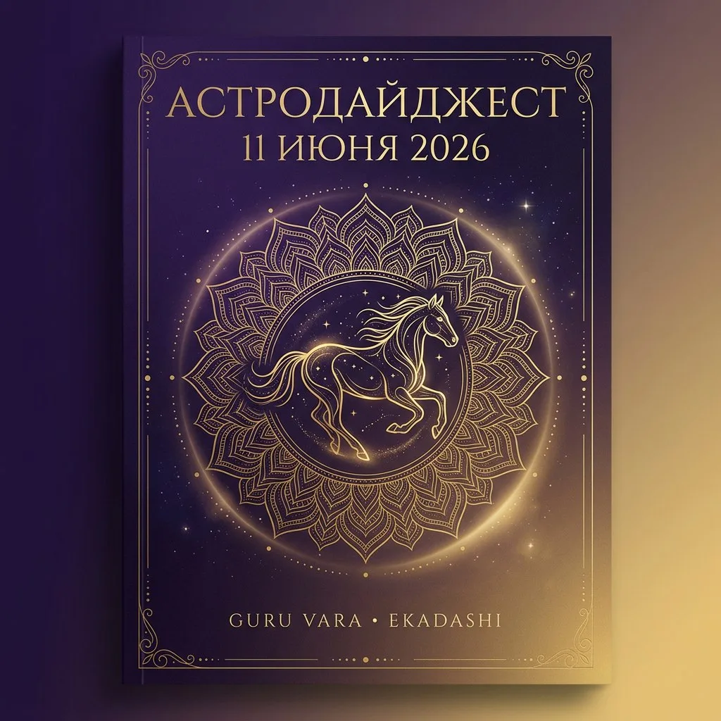 АСТРОДАЙДЖЕСТ НА 11 ИЮНЯ 2026 ✦ ГУРУ ВАРА (ЧЕТВЕРГ)