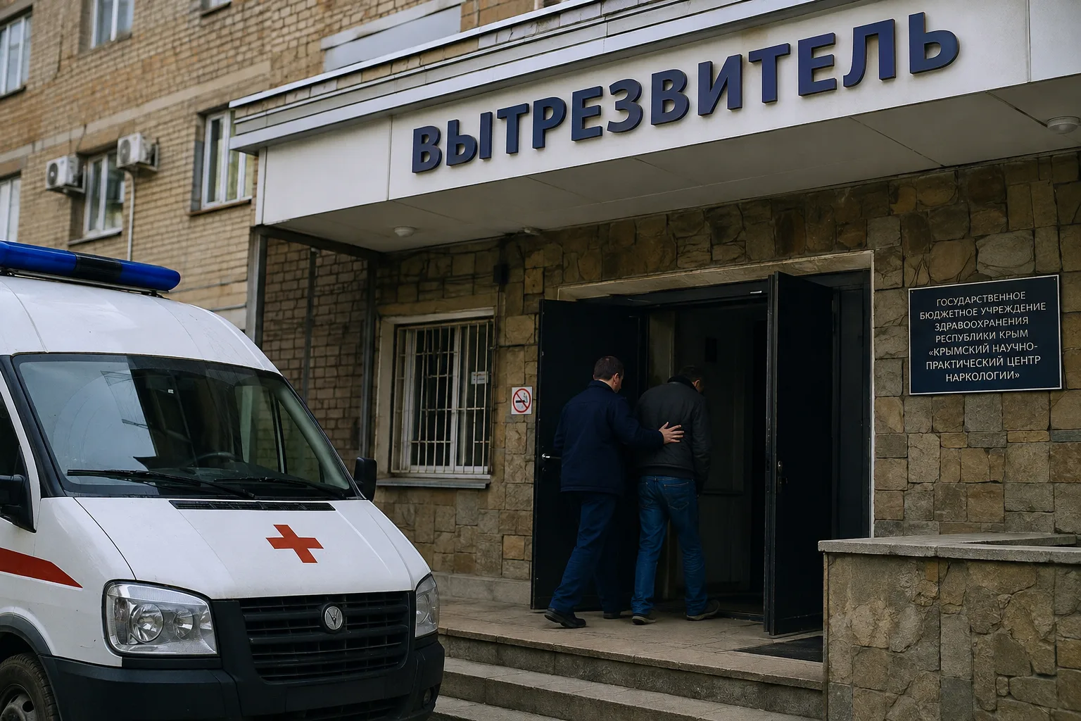 В Симферополе появится новый вытрезвитель для людей с первыми признаками алкоголизма