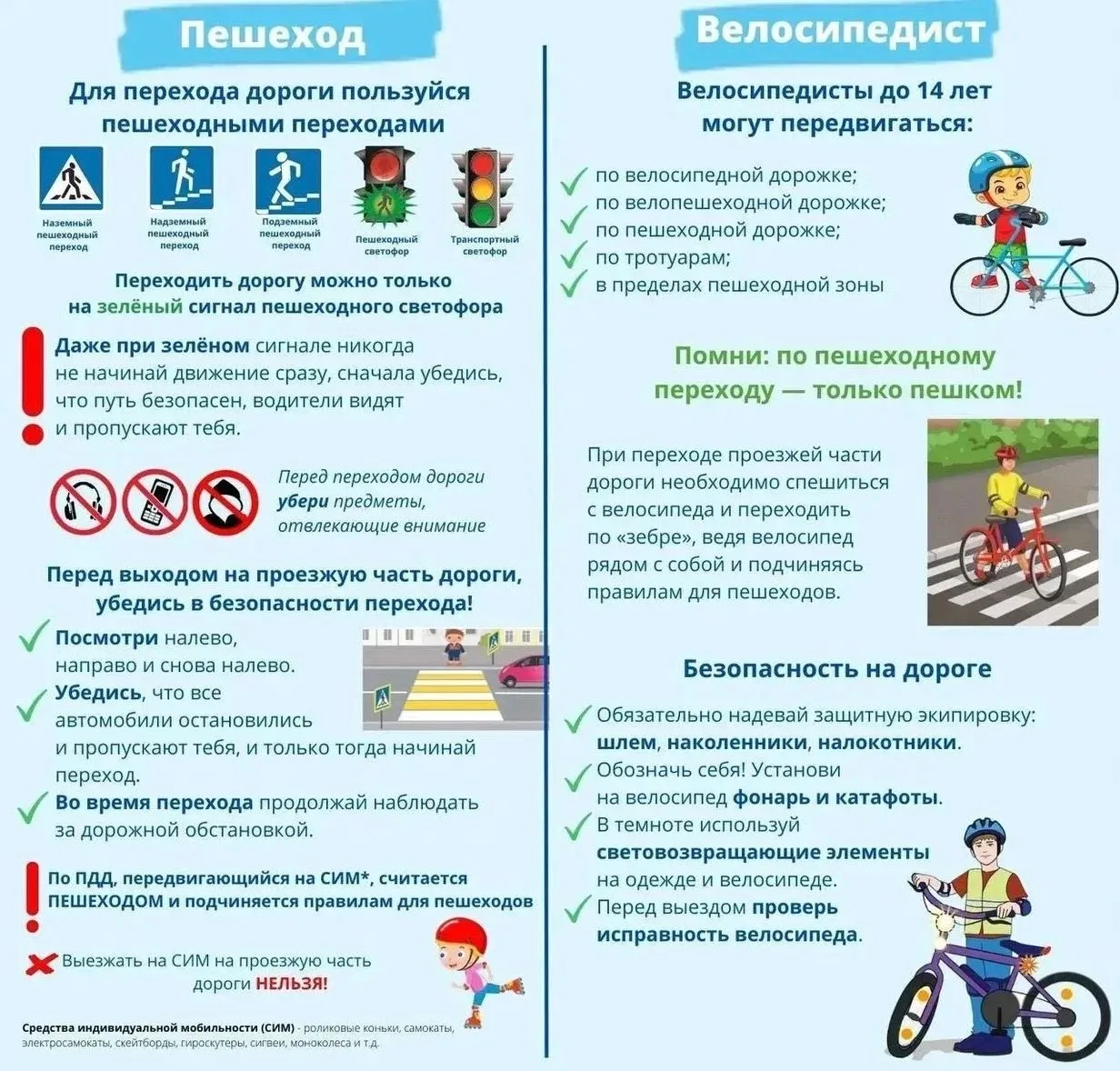 🚴‍♂️🛴🚶‍♂️ Безопасность на дороге — дело каждого!